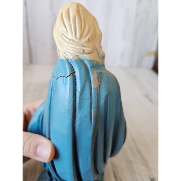 Vintage Italian Mary nativity fontanini 9" village Xmas - Picture 8 of 9